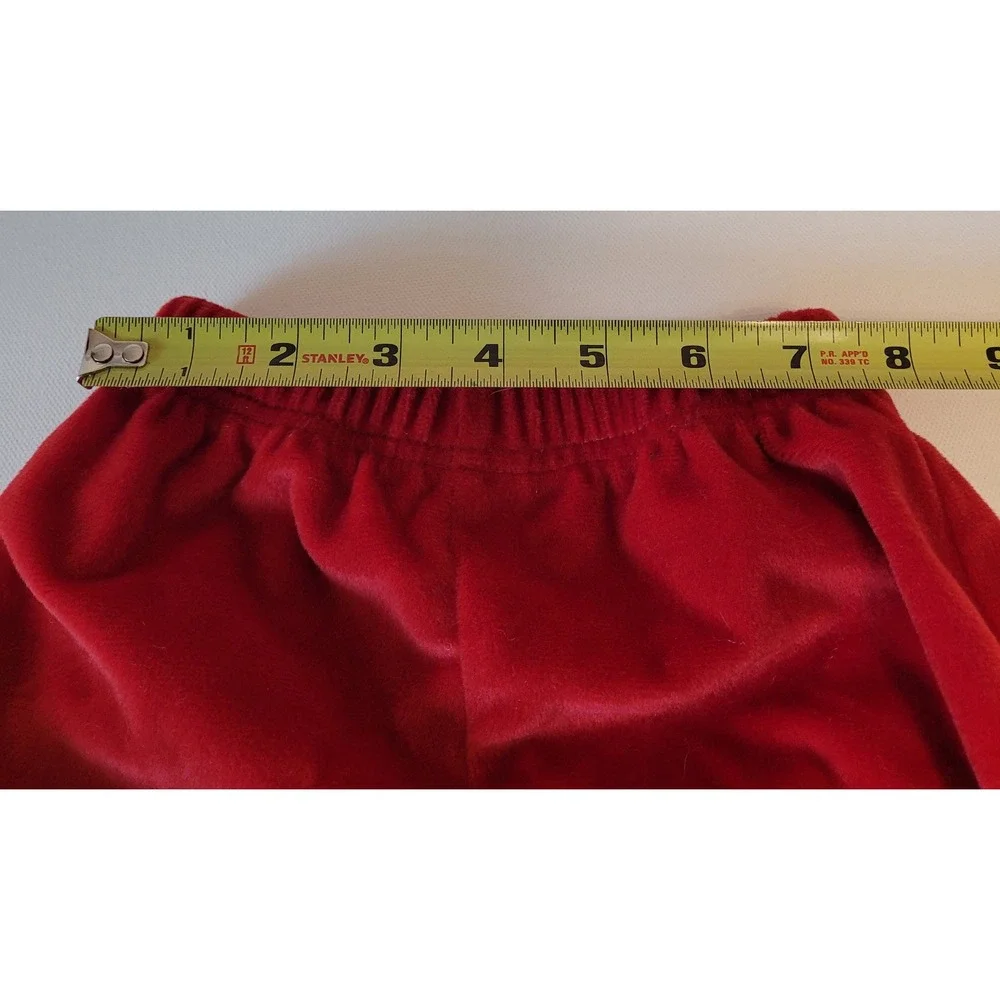 Miniwear Santa Claus Costume Baby 3-6 Months Red Fleece Christmas Hooded Set